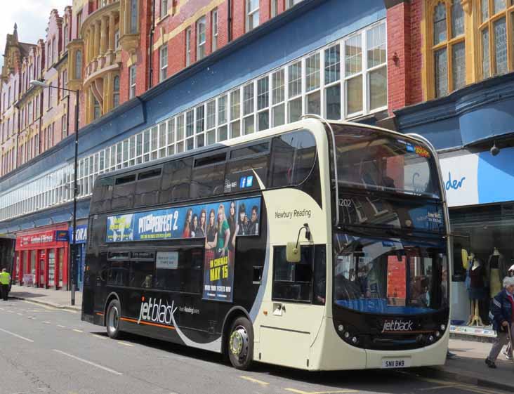 Reading Buses Jet Black Enviro400 1202